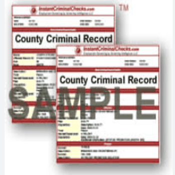 County Criminal Records Check (Current)